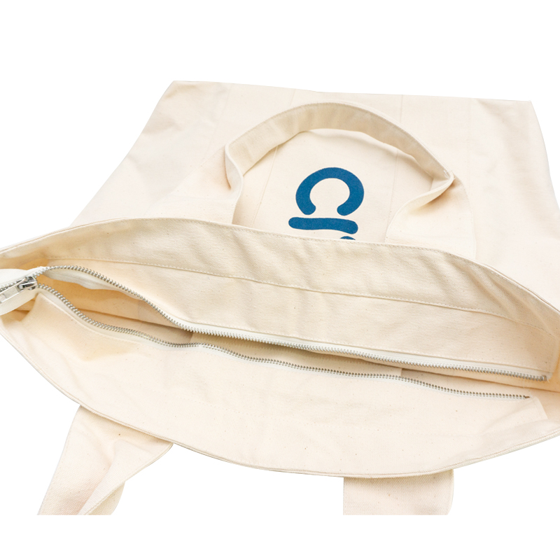 Logo custom 12 oz thick pure cotton white canvas tote bag from China Supplier