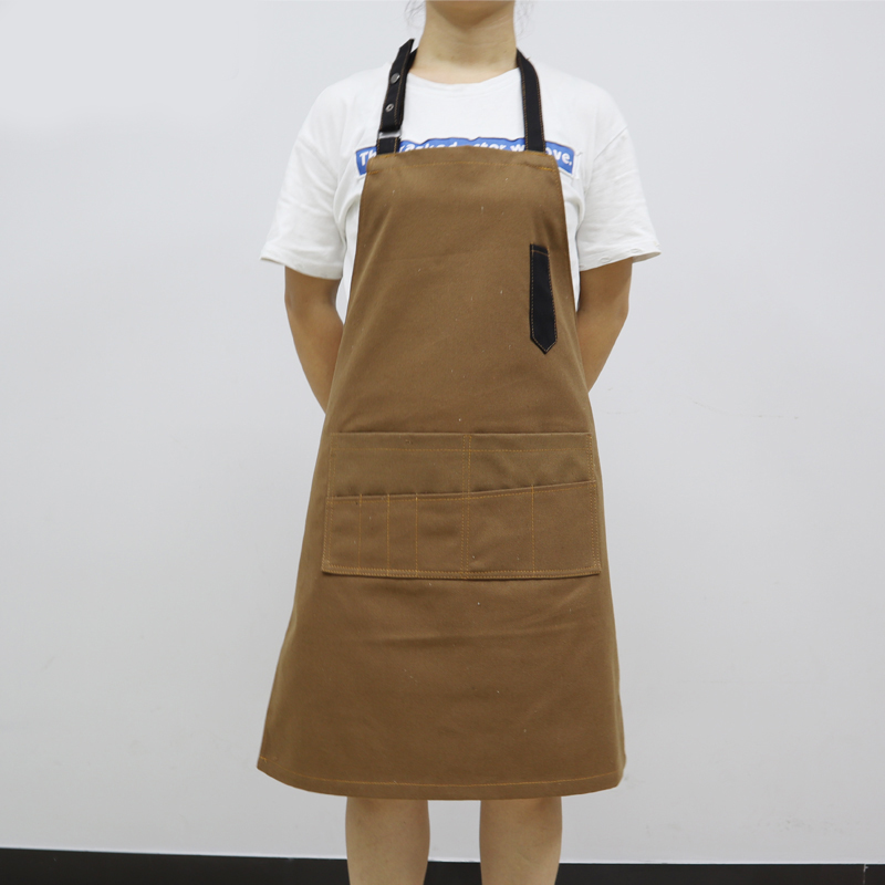 High quality polyester cotton canvas classic fashion kitchen cooking restaurant chef work apron