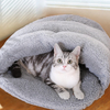 Ins fashion cat sleeping bag closed pet cat house cat room deep sleep kennel for winter warm