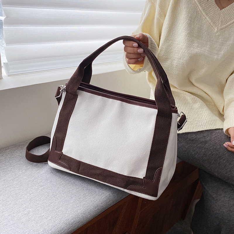 2019 Korean version of the new fashion messenger bucket bag casual stitching handbag