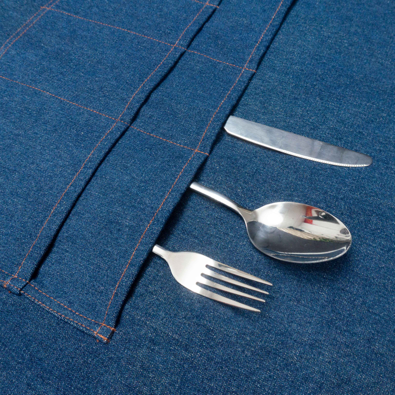 High quality factory bulk wholesale denim canvas aporn with multi tool pockets