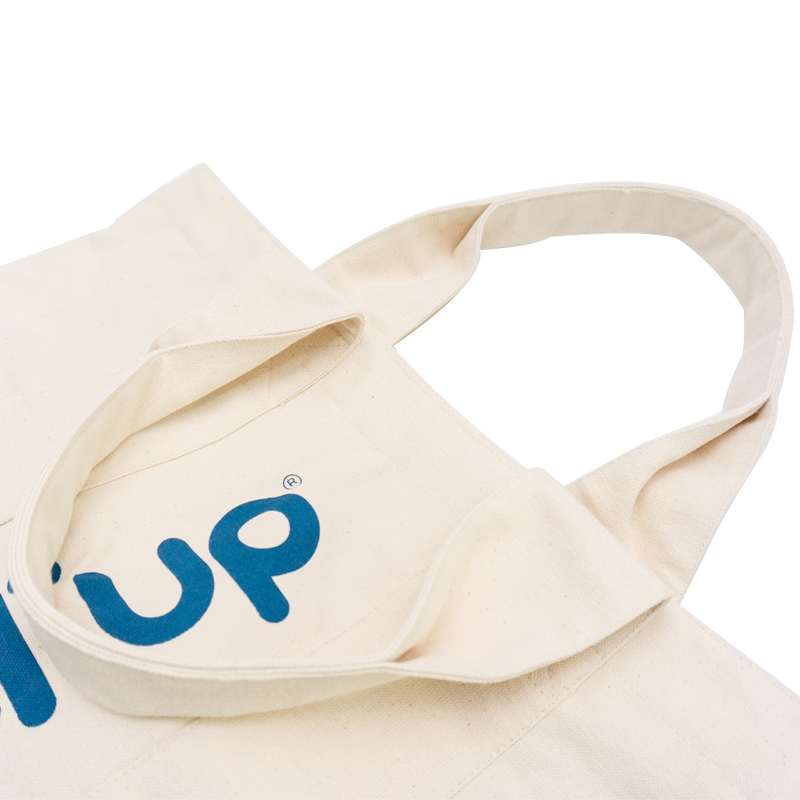 Logo custom 12 oz thick pure cotton white canvas tote bag from China Supplier
