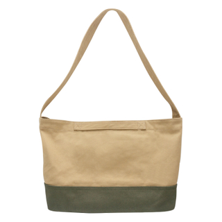 Factory direct supply heavy industrial style thicken durable wear resistable 16oz canvas stitching 24oz polyester cotton canvas large messenger bag