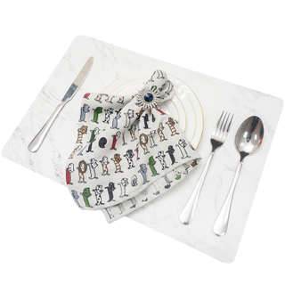 Factory bulk wholesale fashion eco friendly cute 100% cotton dinner napkin for home and banquet