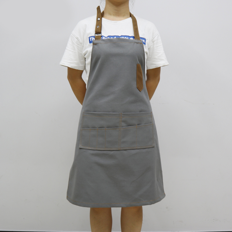 High quality polyester cotton canvas classic fashion kitchen cooking restaurant chef work apron