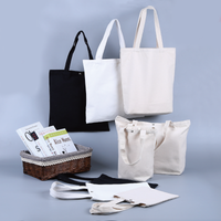 Hand-painted DIY blank solid color desinger canvas tote bag with logo custom