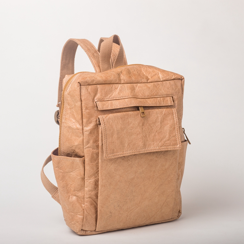 New original square waterproof thick tyvek couple shoulder bag business casual ultra light durable computer backpack