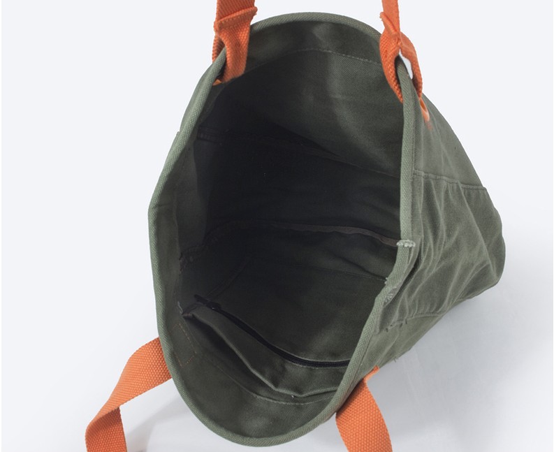 Fashion new style thick 12oz polyester cotton canvas tote shopping bag for wholesale