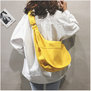 2019 new Japanese style retro personality large capacity canvas bag