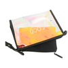 Laser printing colorful fashion waterproof women pvc cosmetic bag travel toiletries storage bag