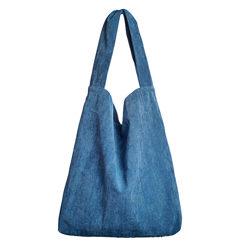 Original retro art leisure simple large capacity cotton linen bag