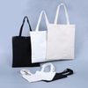 Hand-painted DIY blank solid color desinger canvas tote bag with logo custom