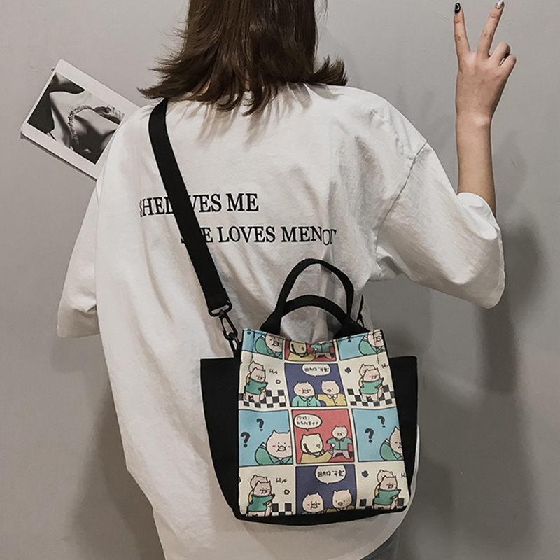 funny cartoon canvas bag (6)