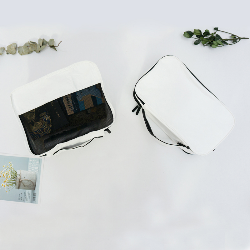 New material eco friendly tyvek breathable waterproof travel zipper bag underwear or toiletry storage