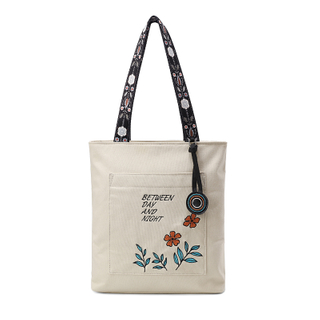 Ins canvas bag female shoulder bag Japanese Korean version of the large-capacity student class bag
