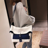 Foldable one-shoulder messenger bag Korean literary fashion female canvas bag