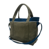Thick strong and durable 16oz polyester cotton canvas tote bag with long strap for women and men