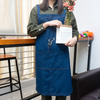 China Supplier profession design fashion multifunction denim apron with practical pockets