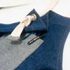 Eco-friendly breathable soft denim kitchen apron for women and men