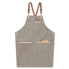 Barista canvas apron barber restaurant tea shop florist custom logo overalls apron