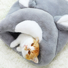 Ins fashion cat sleeping bag closed pet cat house cat room deep sleep kennel for winter warm