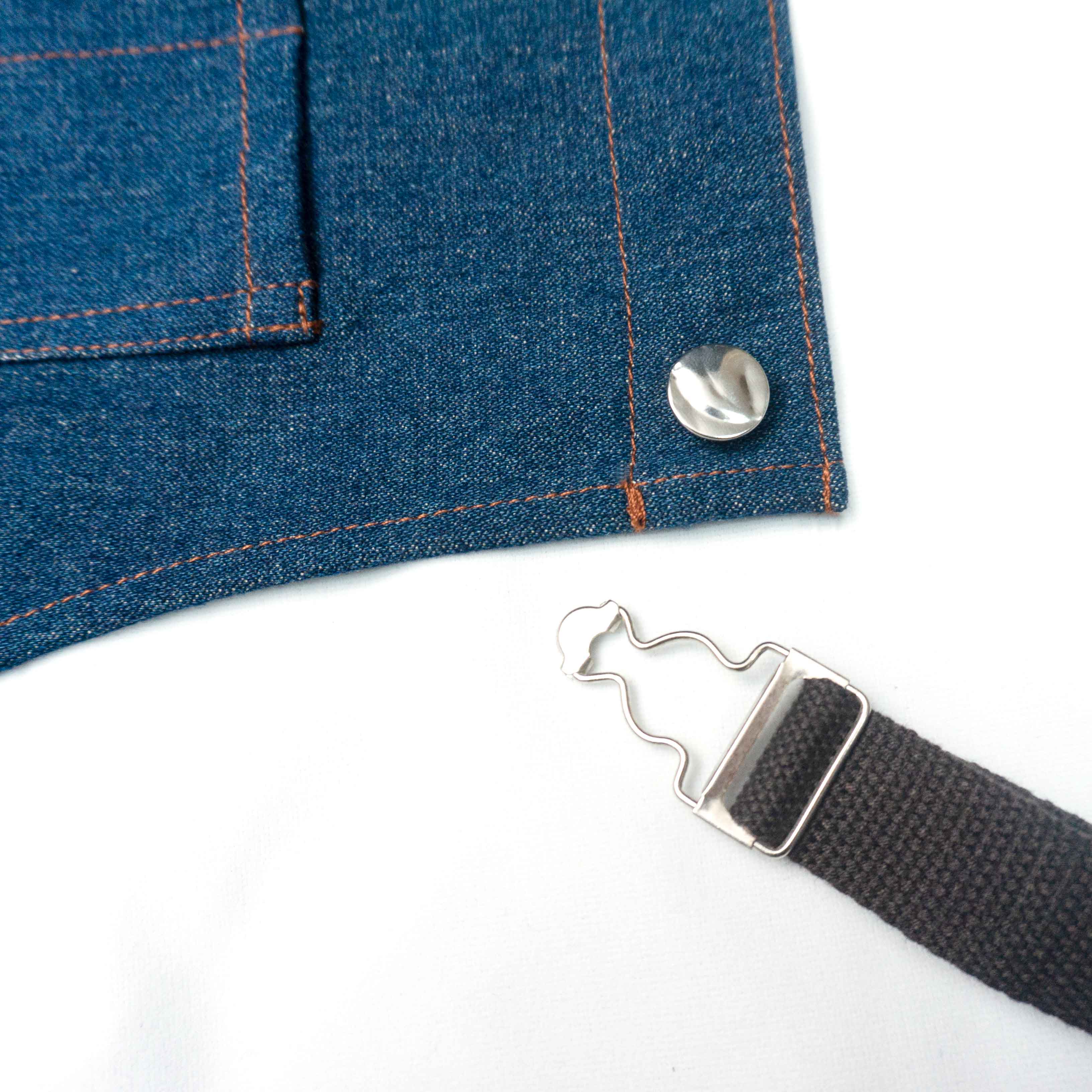 High quality factory bulk wholesale denim canvas aporn with multi tool pockets