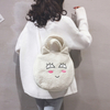 Ins cartoon plush messenger bag female cute chic student girl shoulder bag