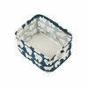 Multifunction household full printing cute fashion cotton linen fabric desktop foldable basket for sundries toys and cosmetic storage