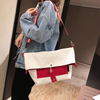 Foldable one-shoulder messenger bag Korean literary fashion female canvas bag