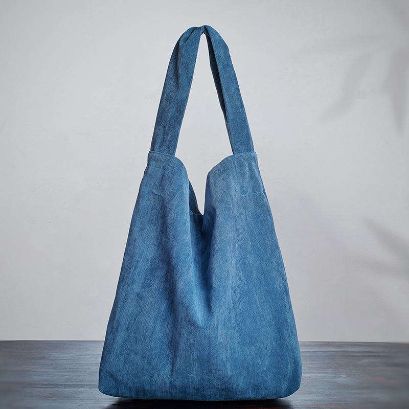 Original retro art leisure simple large capacity cotton linen bag