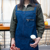 China Supplier profession design fashion multifunction denim apron with practical pockets