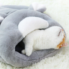 Ins fashion cat sleeping bag closed pet cat house cat room deep sleep kennel for winter warm