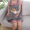 Pet chest holding cat anti-hair apron out portable cat bag clothes apron