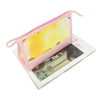 Factory direct supply pu leather waterproof zipper bag women cosmetic handbag