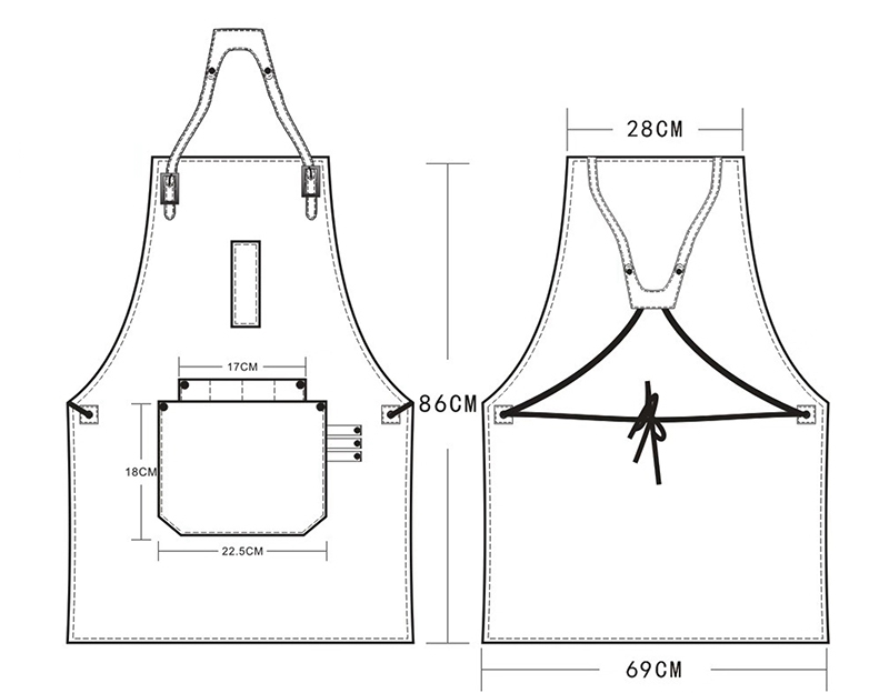 antifouling canvas apron (2)