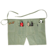 Long and short two use apron hair salon hairdresser apron retro denim cafe waiter light green apron