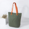 Fashion new style thick 12oz polyester cotton canvas tote shopping bag for wholesale