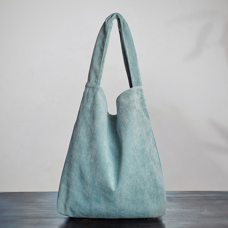 Original retro art leisure simple large capacity cotton linen bag
