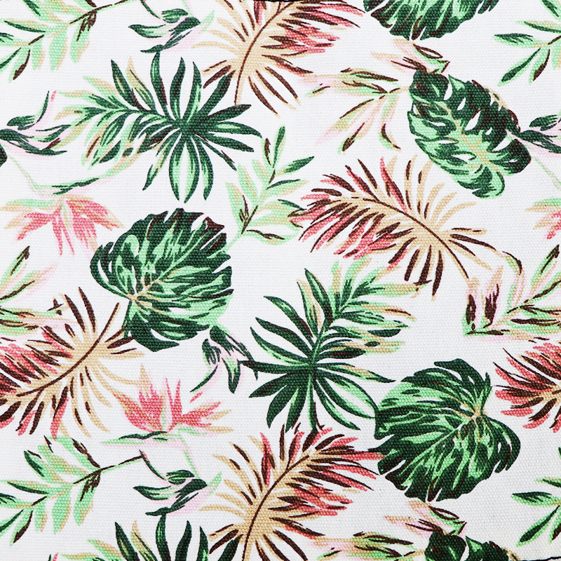 Extra large capacity thick durable eco friendly breathable fashion cotton canvas tote bag with floral printing