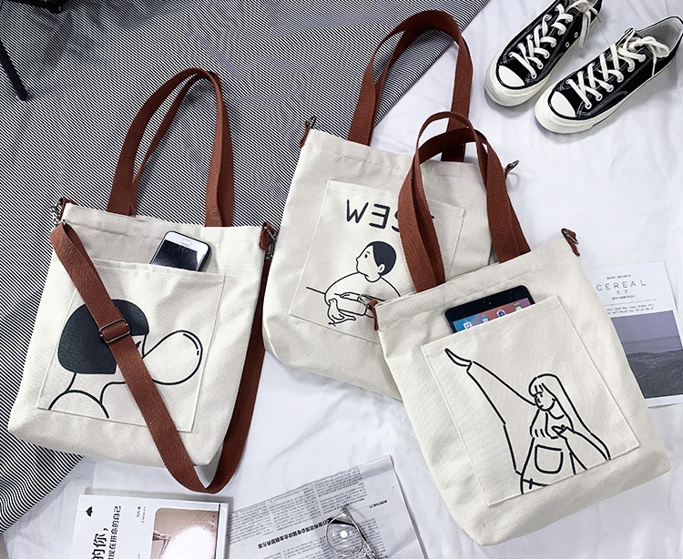 canvas tote messenger bag (1)