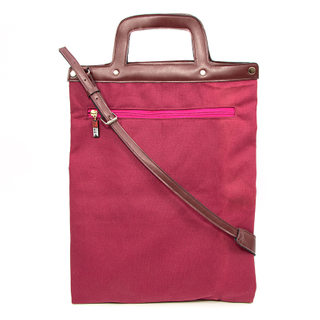 Vintage stylish think wear resistant waterproof durable large business canvas tote shoulder bag for adults