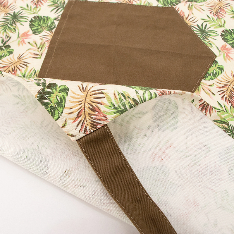 Fashion printing polyester cotton couple apron for kitchen cooking