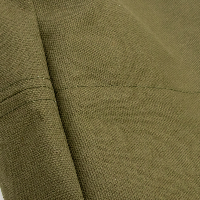 Thickened 16oz Army Green Casual Canvas Tote Long Crossbody Bag Ladies Shopping Bag