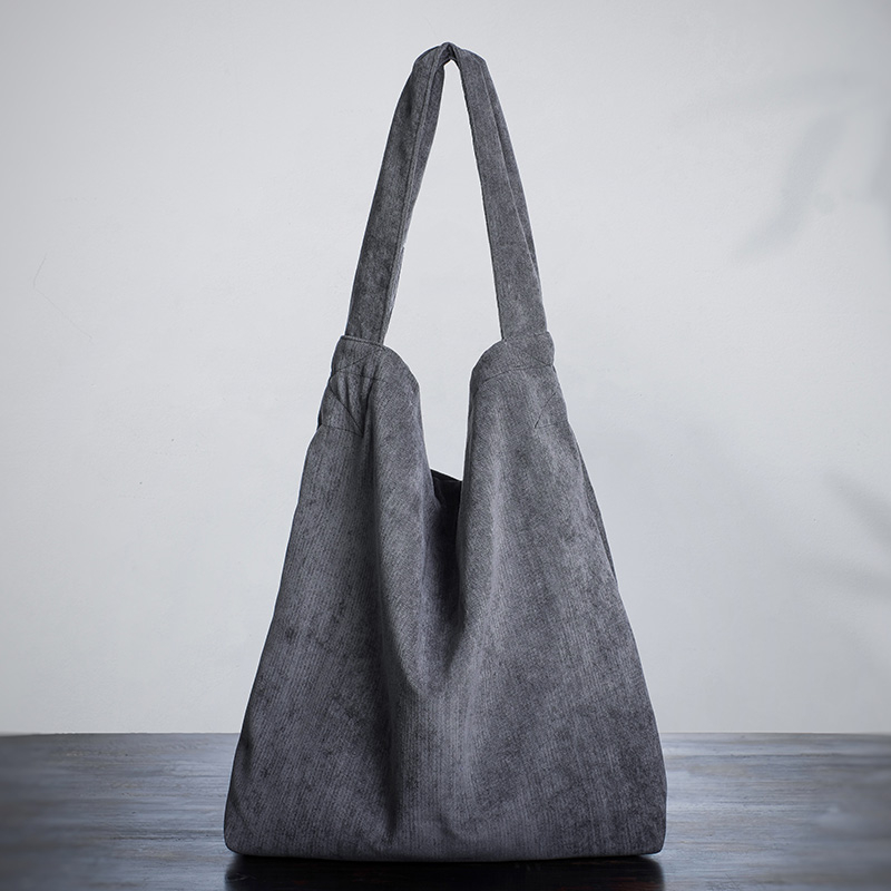 Original retro art leisure simple large capacity cotton linen bag