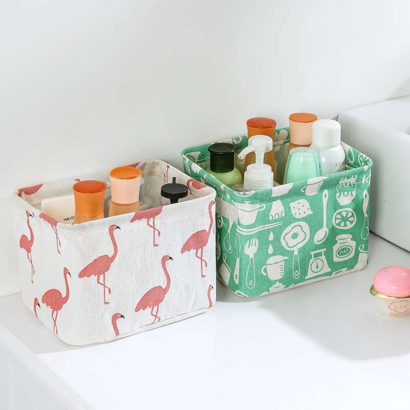 Portable Cloth Finishing Desktop Snack Cosmetic Sundries Basket