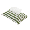 High-end cute pattern design eco-friendly durable stylish linen tissue box wholesale