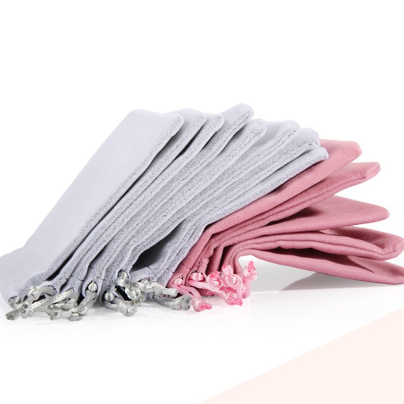Wholesale custom printed storage velvet drawstring pouch 