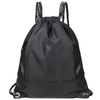 Large capacity backpack fitness sports polyester nylon drawstring bag