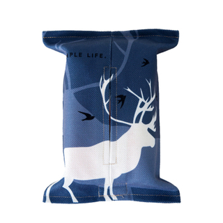 Wholesale high quality durable portable linen tissue box with customized logo