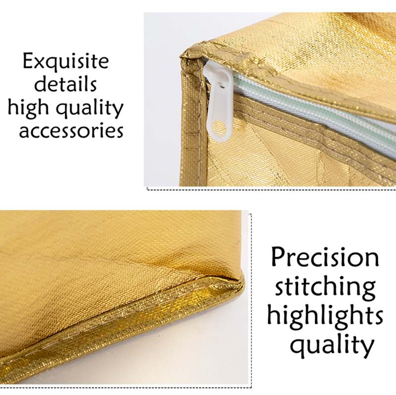 Non-woven Insulation Bag Aluminum Foil Thickening Large Portable Waterproof Insulation Bag